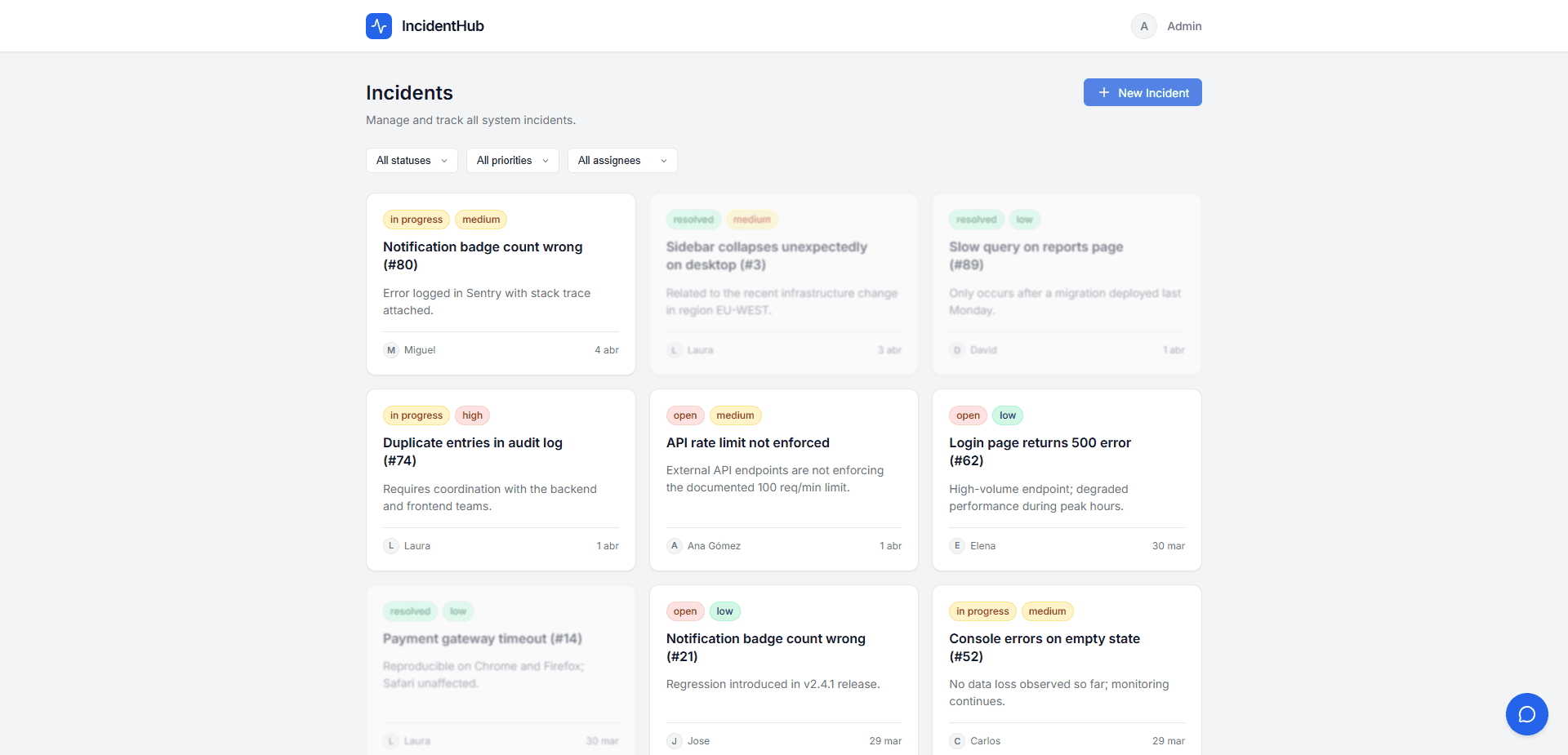 Incident Management System 1